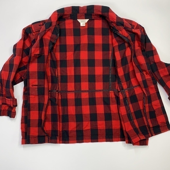 Christopher & Banks Buffalo Plaid Button Jacket - Picture 8 of 10